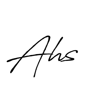 if you are searching for the best signature style for your name Ahs. so please give up your signature search. here we have designed multiple signature styles  using Antro_Vectra_Bolder. Ahs signature style 7 images and pictures png