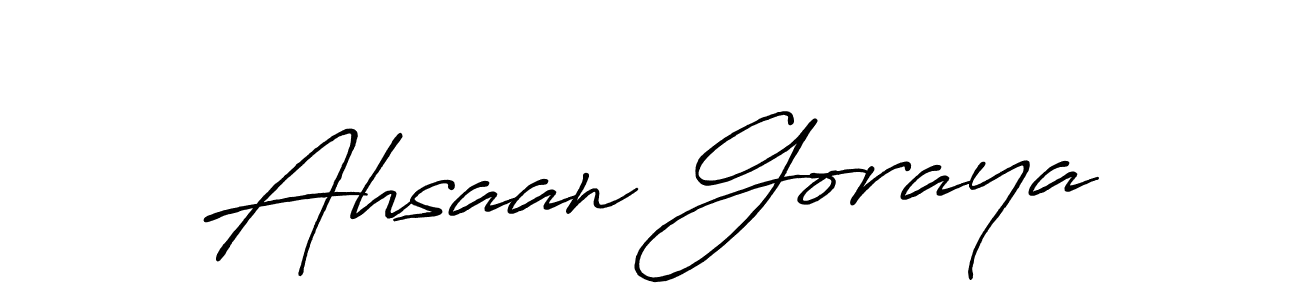 if you are searching for the best signature style for your name Ahsaan Goraya. so please give up your signature search. here we have designed multiple signature styles  using Antro_Vectra_Bolder. Ahsaan Goraya signature style 7 images and pictures png