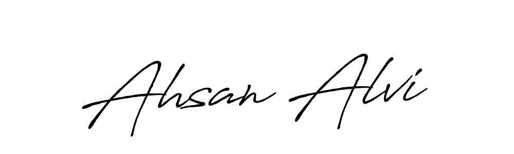 Make a beautiful signature design for name Ahsan Alvi. Use this online signature maker to create a handwritten signature for free. Ahsan Alvi signature style 7 images and pictures png