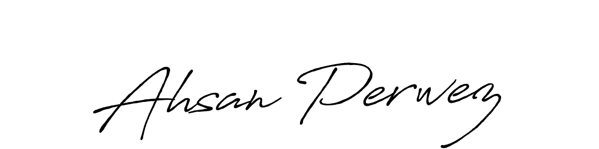 Also You can easily find your signature by using the search form. We will create Ahsan Perwez name handwritten signature images for you free of cost using Antro_Vectra_Bolder sign style. Ahsan Perwez signature style 7 images and pictures png