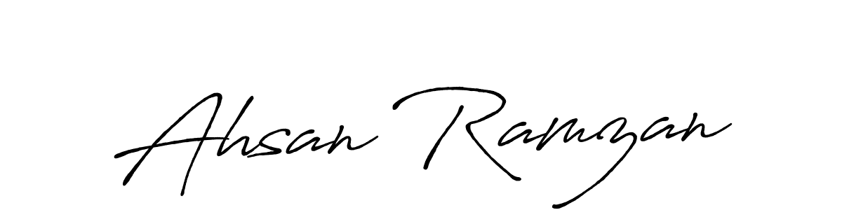 Similarly Antro_Vectra_Bolder is the best handwritten signature design. Signature creator online .You can use it as an online autograph creator for name Ahsan Ramzan. Ahsan Ramzan signature style 7 images and pictures png