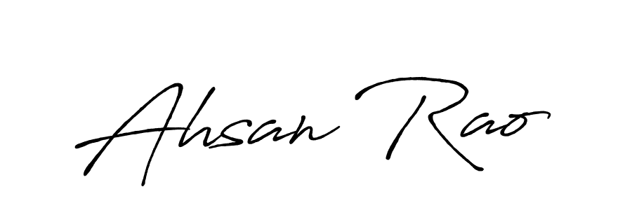 Once you've used our free online signature maker to create your best signature Antro_Vectra_Bolder style, it's time to enjoy all of the benefits that Ahsan Rao name signing documents. Ahsan Rao signature style 7 images and pictures png