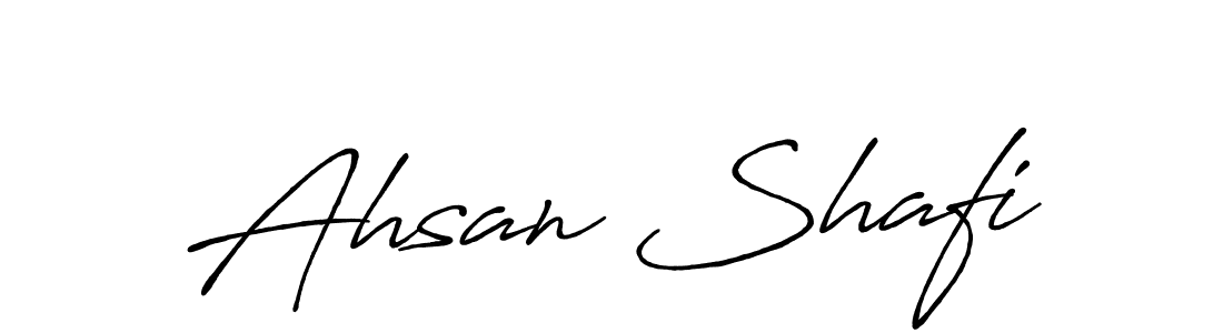 You should practise on your own different ways (Antro_Vectra_Bolder) to write your name (Ahsan Shafi) in signature. don't let someone else do it for you. Ahsan Shafi signature style 7 images and pictures png
