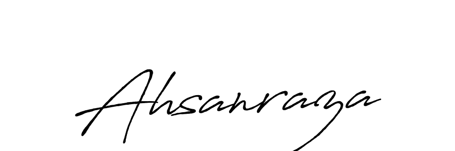 Design your own signature with our free online signature maker. With this signature software, you can create a handwritten (Antro_Vectra_Bolder) signature for name Ahsanraza. Ahsanraza signature style 7 images and pictures png
