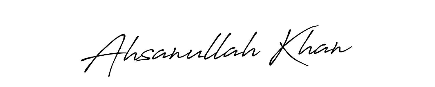 You can use this online signature creator to create a handwritten signature for the name Ahsanullah Khan. This is the best online autograph maker. Ahsanullah Khan signature style 7 images and pictures png