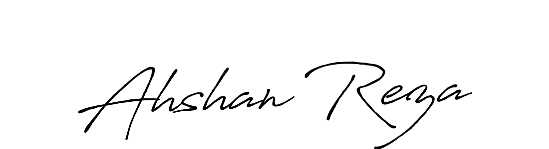 Antro_Vectra_Bolder is a professional signature style that is perfect for those who want to add a touch of class to their signature. It is also a great choice for those who want to make their signature more unique. Get Ahshan Reza name to fancy signature for free. Ahshan Reza signature style 7 images and pictures png