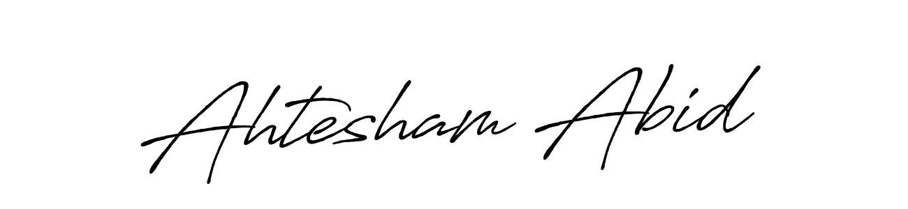 Once you've used our free online signature maker to create your best signature Antro_Vectra_Bolder style, it's time to enjoy all of the benefits that Ahtesham Abid name signing documents. Ahtesham Abid signature style 7 images and pictures png