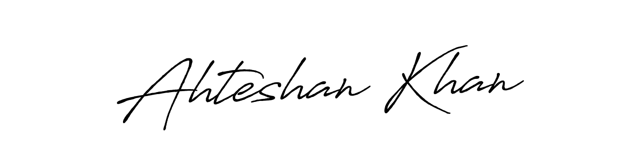 Antro_Vectra_Bolder is a professional signature style that is perfect for those who want to add a touch of class to their signature. It is also a great choice for those who want to make their signature more unique. Get Ahteshan Khan name to fancy signature for free. Ahteshan Khan signature style 7 images and pictures png