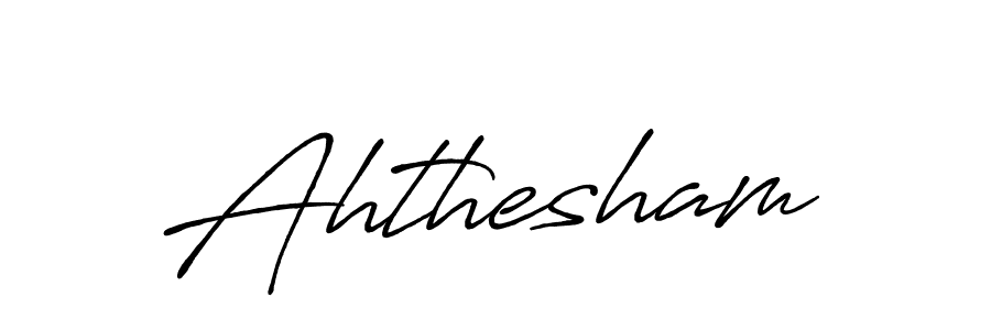 It looks lik you need a new signature style for name Ahthesham. Design unique handwritten (Antro_Vectra_Bolder) signature with our free signature maker in just a few clicks. Ahthesham signature style 7 images and pictures png