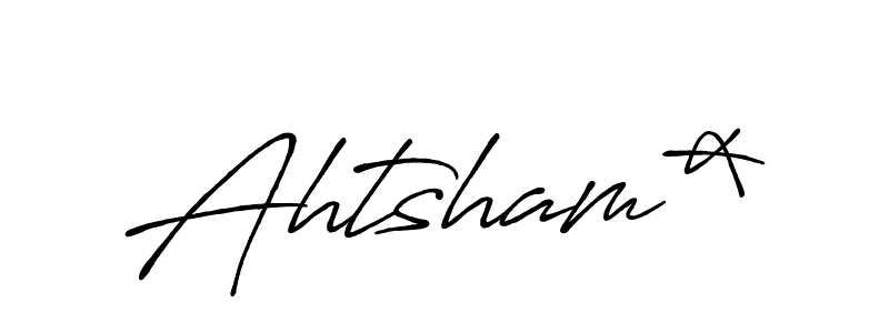 You can use this online signature creator to create a handwritten signature for the name Ahtsham*. This is the best online autograph maker. Ahtsham* signature style 7 images and pictures png