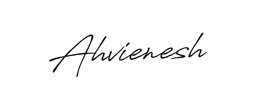 Use a signature maker to create a handwritten signature online. With this signature software, you can design (Antro_Vectra_Bolder) your own signature for name Ahvienesh. Ahvienesh signature style 7 images and pictures png