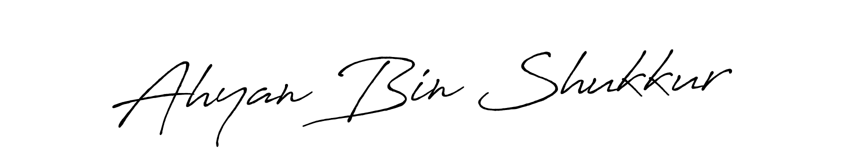 Once you've used our free online signature maker to create your best signature Antro_Vectra_Bolder style, it's time to enjoy all of the benefits that Ahyan Bin Shukkur name signing documents. Ahyan Bin Shukkur signature style 7 images and pictures png