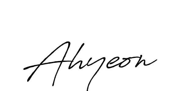 Antro_Vectra_Bolder is a professional signature style that is perfect for those who want to add a touch of class to their signature. It is also a great choice for those who want to make their signature more unique. Get Ahyeon name to fancy signature for free. Ahyeon signature style 7 images and pictures png
