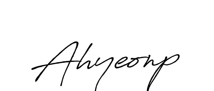 Design your own signature with our free online signature maker. With this signature software, you can create a handwritten (Antro_Vectra_Bolder) signature for name Ahyeonp. Ahyeonp signature style 7 images and pictures png