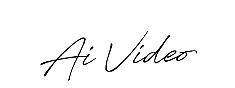 Make a beautiful signature design for name Ai Video. Use this online signature maker to create a handwritten signature for free. Ai Video signature style 7 images and pictures png