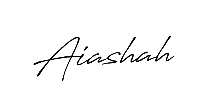 Aiashah stylish signature style. Best Handwritten Sign (Antro_Vectra_Bolder) for my name. Handwritten Signature Collection Ideas for my name Aiashah. Aiashah signature style 7 images and pictures png