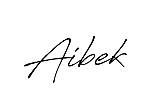 You should practise on your own different ways (Antro_Vectra_Bolder) to write your name (Aibek) in signature. don't let someone else do it for you. Aibek signature style 7 images and pictures png