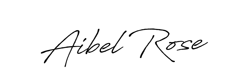 Make a beautiful signature design for name Aibel Rose. With this signature (Antro_Vectra_Bolder) style, you can create a handwritten signature for free. Aibel Rose signature style 7 images and pictures png