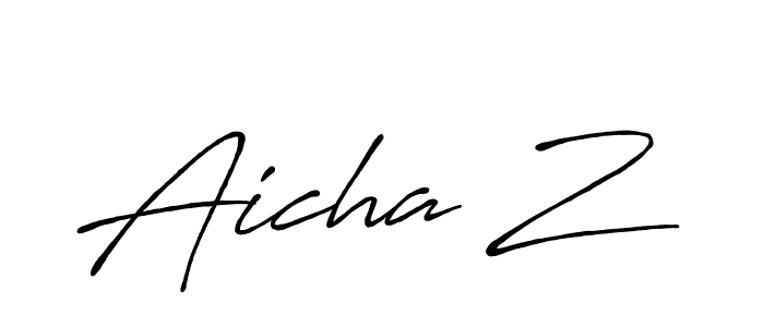 Once you've used our free online signature maker to create your best signature Antro_Vectra_Bolder style, it's time to enjoy all of the benefits that Aicha Z name signing documents. Aicha Z signature style 7 images and pictures png