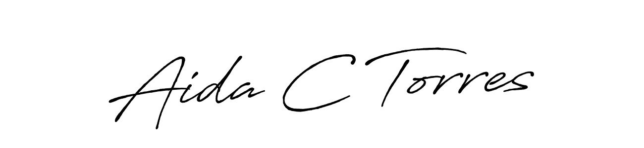 You can use this online signature creator to create a handwritten signature for the name Aida C Torres. This is the best online autograph maker. Aida C Torres signature style 7 images and pictures png