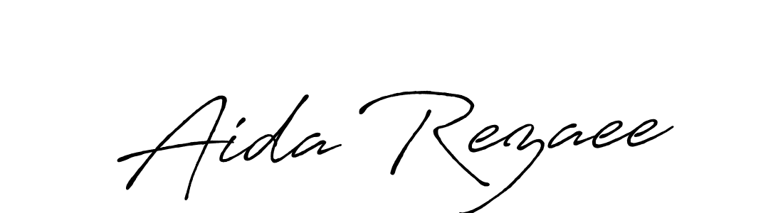It looks lik you need a new signature style for name Aida Rezaee. Design unique handwritten (Antro_Vectra_Bolder) signature with our free signature maker in just a few clicks. Aida Rezaee signature style 7 images and pictures png