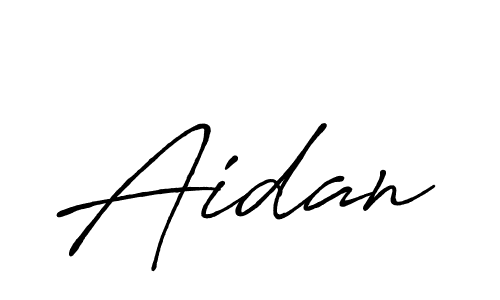 How to make Aidan name signature. Use Antro_Vectra_Bolder style for creating short signs online. This is the latest handwritten sign. Aidan signature style 7 images and pictures png