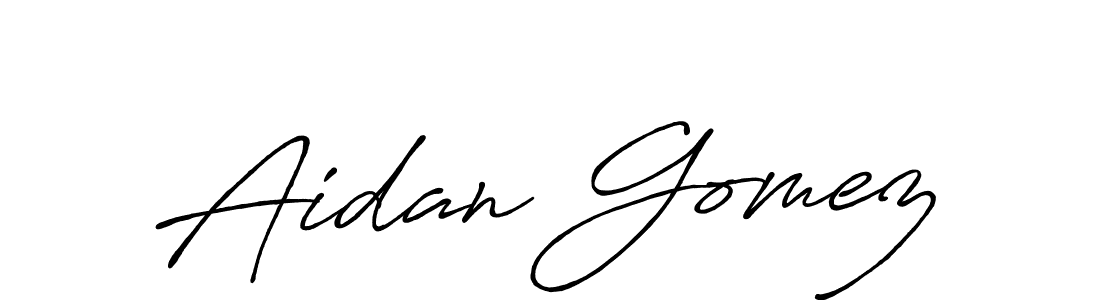 You can use this online signature creator to create a handwritten signature for the name Aidan Gomez. This is the best online autograph maker. Aidan Gomez signature style 7 images and pictures png