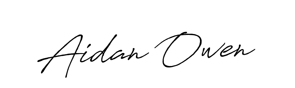 It looks lik you need a new signature style for name Aidan Owen. Design unique handwritten (Antro_Vectra_Bolder) signature with our free signature maker in just a few clicks. Aidan Owen signature style 7 images and pictures png