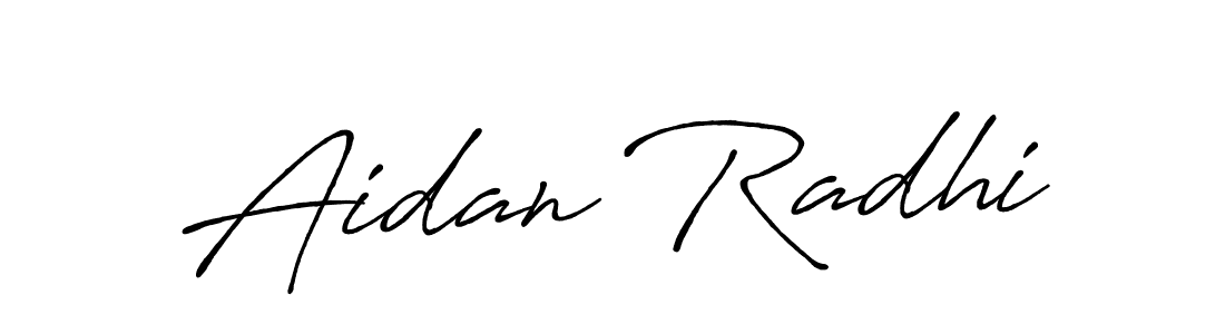 Similarly Antro_Vectra_Bolder is the best handwritten signature design. Signature creator online .You can use it as an online autograph creator for name Aidan Radhi. Aidan Radhi signature style 7 images and pictures png