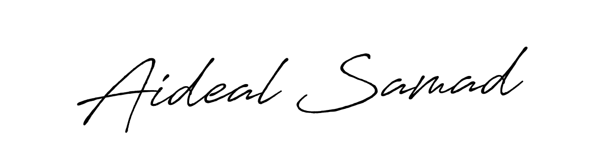 Similarly Antro_Vectra_Bolder is the best handwritten signature design. Signature creator online .You can use it as an online autograph creator for name Aideal Samad. Aideal Samad signature style 7 images and pictures png
