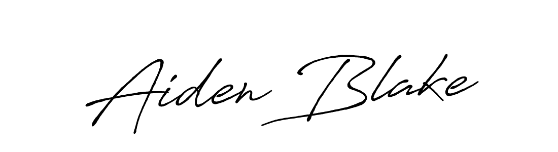 Also we have Aiden Blake name is the best signature style. Create professional handwritten signature collection using Antro_Vectra_Bolder autograph style. Aiden Blake signature style 7 images and pictures png