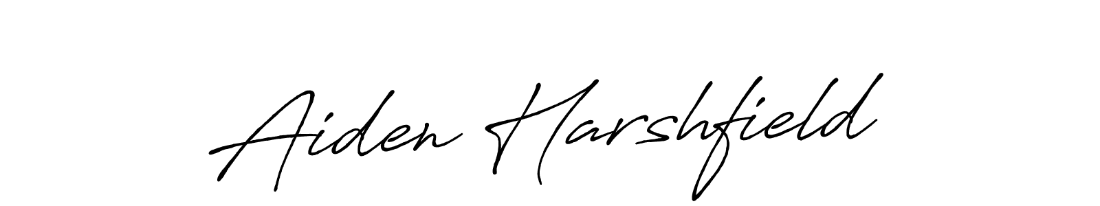 Use a signature maker to create a handwritten signature online. With this signature software, you can design (Antro_Vectra_Bolder) your own signature for name Aiden Harshfield. Aiden Harshfield signature style 7 images and pictures png