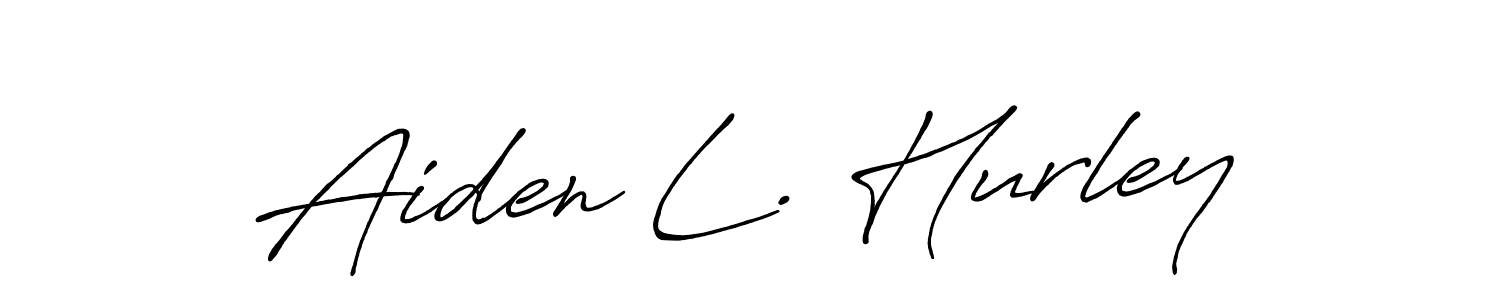 Similarly Antro_Vectra_Bolder is the best handwritten signature design. Signature creator online .You can use it as an online autograph creator for name Aiden L. Hurley. Aiden L. Hurley signature style 7 images and pictures png