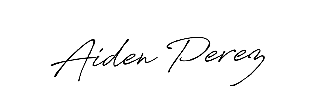 The best way (Antro_Vectra_Bolder) to make a short signature is to pick only two or three words in your name. The name Aiden Perez include a total of six letters. For converting this name. Aiden Perez signature style 7 images and pictures png