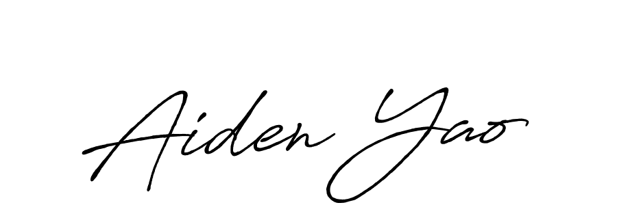 Make a beautiful signature design for name Aiden Yao. Use this online signature maker to create a handwritten signature for free. Aiden Yao signature style 7 images and pictures png