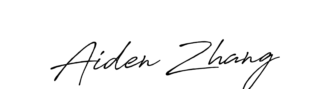 Antro_Vectra_Bolder is a professional signature style that is perfect for those who want to add a touch of class to their signature. It is also a great choice for those who want to make their signature more unique. Get Aiden Zhang name to fancy signature for free. Aiden Zhang signature style 7 images and pictures png