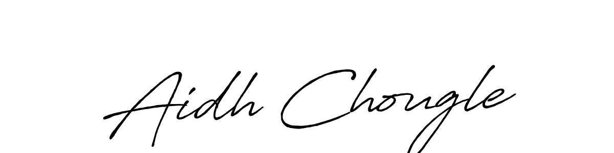 You should practise on your own different ways (Antro_Vectra_Bolder) to write your name (Aidh Chougle) in signature. don't let someone else do it for you. Aidh Chougle signature style 7 images and pictures png