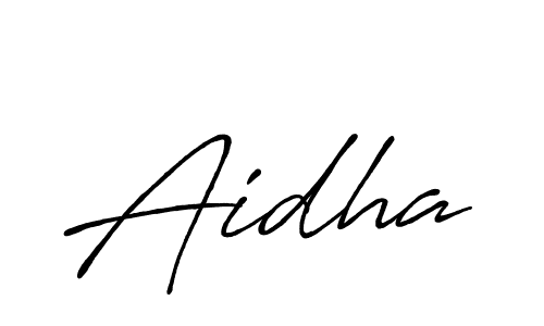 Here are the top 10 professional signature styles for the name Aidha. These are the best autograph styles you can use for your name. Aidha signature style 7 images and pictures png