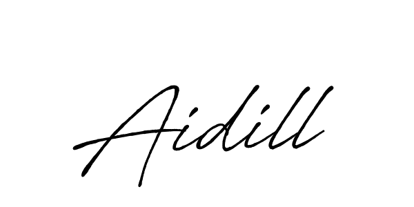 Make a short Aidill signature style. Manage your documents anywhere anytime using Antro_Vectra_Bolder. Create and add eSignatures, submit forms, share and send files easily. Aidill signature style 7 images and pictures png