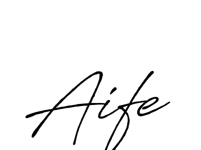 Also we have Aife name is the best signature style. Create professional handwritten signature collection using Antro_Vectra_Bolder autograph style. Aife signature style 7 images and pictures png