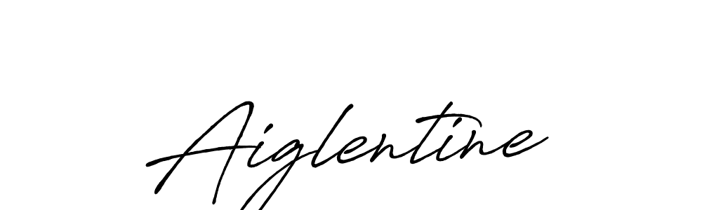 Aiglentine stylish signature style. Best Handwritten Sign (Antro_Vectra_Bolder) for my name. Handwritten Signature Collection Ideas for my name Aiglentine. Aiglentine signature style 7 images and pictures png