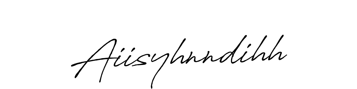 Make a beautiful signature design for name Aiisyhnndihh. Use this online signature maker to create a handwritten signature for free. Aiisyhnndihh signature style 7 images and pictures png