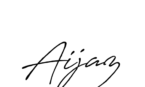 Aijaz stylish signature style. Best Handwritten Sign (Antro_Vectra_Bolder) for my name. Handwritten Signature Collection Ideas for my name Aijaz. Aijaz signature style 7 images and pictures png