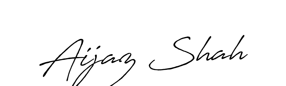 You should practise on your own different ways (Antro_Vectra_Bolder) to write your name (Aijaz Shah) in signature. don't let someone else do it for you. Aijaz Shah signature style 7 images and pictures png