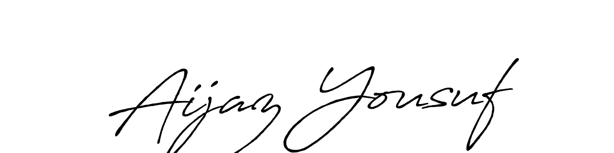 This is the best signature style for the Aijaz Yousuf name. Also you like these signature font (Antro_Vectra_Bolder). Mix name signature. Aijaz Yousuf signature style 7 images and pictures png