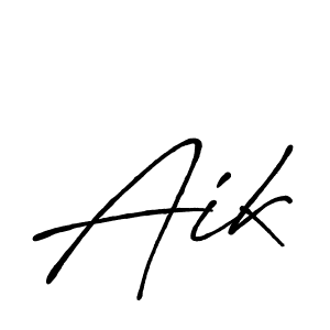 if you are searching for the best signature style for your name Aik. so please give up your signature search. here we have designed multiple signature styles  using Antro_Vectra_Bolder. Aik signature style 7 images and pictures png