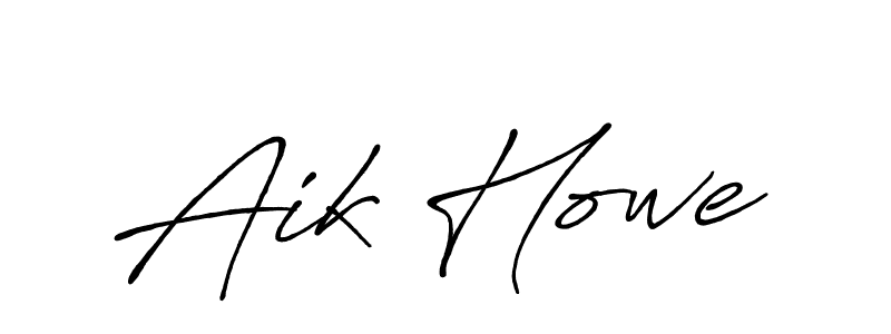 Create a beautiful signature design for name Aik Howe. With this signature (Antro_Vectra_Bolder) fonts, you can make a handwritten signature for free. Aik Howe signature style 7 images and pictures png