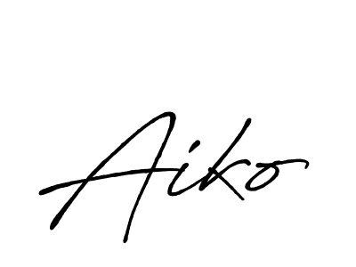 if you are searching for the best signature style for your name Aiko. so please give up your signature search. here we have designed multiple signature styles  using Antro_Vectra_Bolder. Aiko signature style 7 images and pictures png