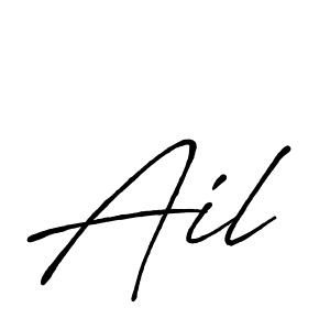 Make a beautiful signature design for name Ail. Use this online signature maker to create a handwritten signature for free. Ail signature style 7 images and pictures png
