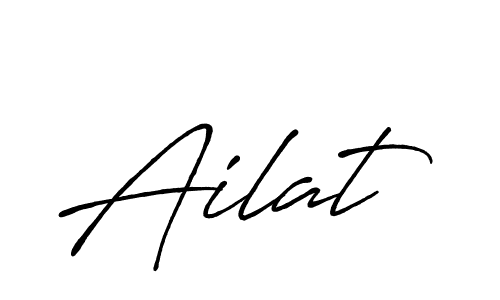 Design your own signature with our free online signature maker. With this signature software, you can create a handwritten (Antro_Vectra_Bolder) signature for name Ailat. Ailat signature style 7 images and pictures png